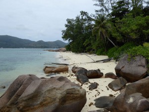 Strand auf Praslin