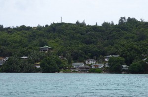 Häuser auf Praslin