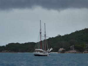 Regenwolken über der Sea Pearl