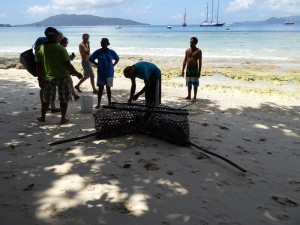Fischen auf Seychellen-Art