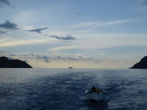 Blick zurück auf Booby Island