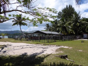 Blick zum Picknick-Bereich