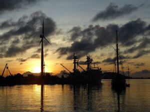 Sonnenaufgang mit Sea Pearl