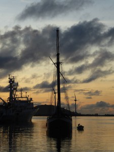 Sonnenaufgang mit Sea Pearl