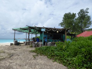 Bar an der Grande Anse