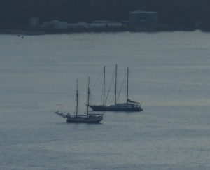 Sea Pearl und Sea Star in der Ferne
