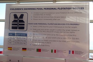 Schwimmwesten für den Pool