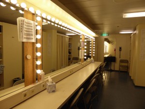 Maske und Umkleide