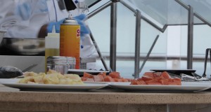 zwei Mal Lachs und einmal Kabeljau