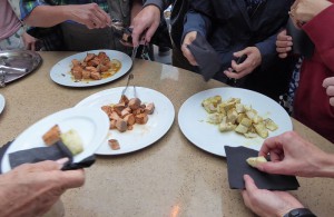 zwei Mal Lachs und einmal Kabeljau