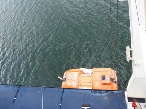 Rettungsbootübung