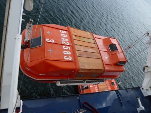 Rettungsbootübung