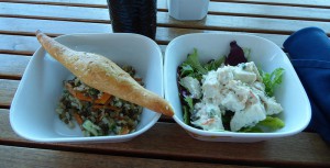Mittagessen im Aqua Spa Café