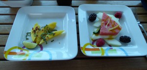 Mittagessen im Aqua Spa Café