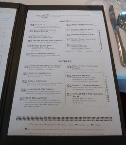Abendessen Tag 11