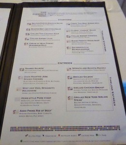 Abendessen Tag 1