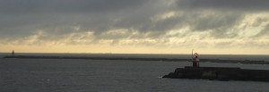 Ausfahrt aus der Schleuse Ijmuiden