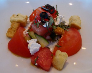 Tomato Watermelon Salad