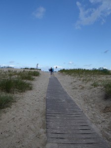 Weg zum Strand