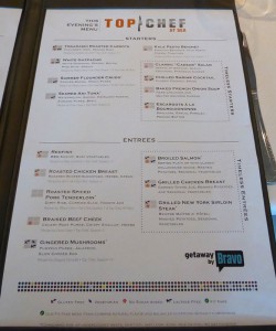 Abendessen Tag 3 Top Chef At Sea Menu