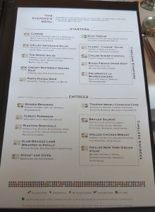 Abendessen Tag 4