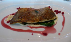 Seared Branzino