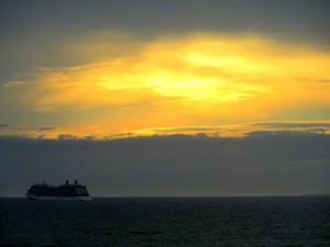 Celebrity Silhouette vor Sankt Petersburg