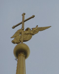 der Engel, der über die Stadt wacht