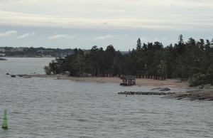 Badestrand auf finnisch