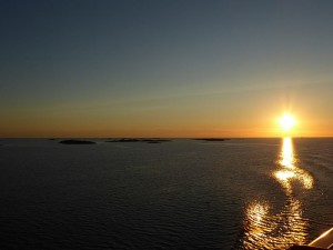 Sonnenaufgang in den Schären