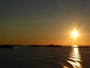 Sonnenaufgang in den Schären