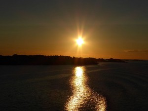 Sonnenaufgang in den Schären