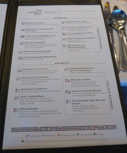 Abendessen Tag 9