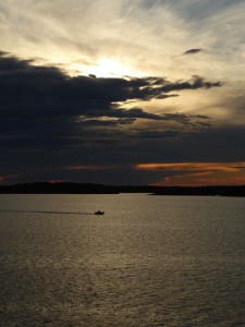 Abendstimmung in den Schären