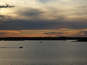 Abendstimmung in den Schären