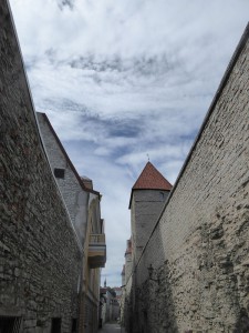 Stadtmauer mit Türmen