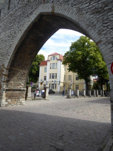Blick aufs alte Gymnasium