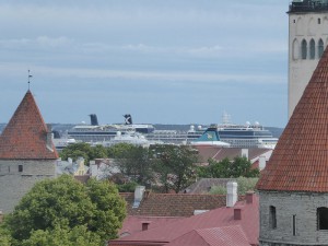 Blick bis zum Hafen