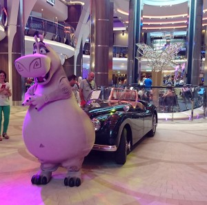 Dreamwork Character auf der Royal Promenade