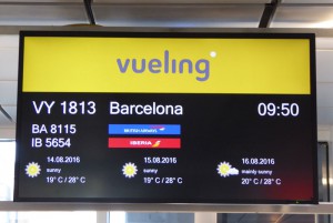 VY 1813 München - Barcelona