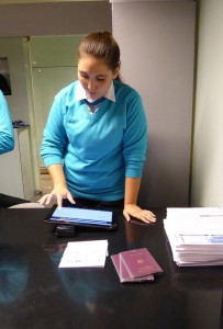 Check-in am Flughafen