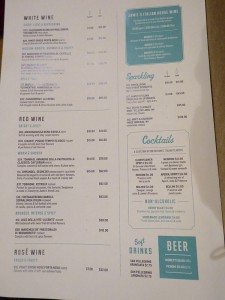 Jamie´s Italian Lunch Menu