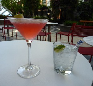 Cocktail an der Trellis Bar