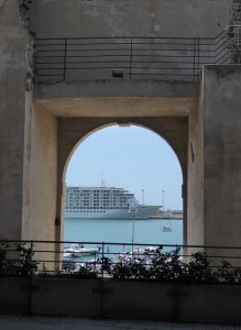 Aussicht auf The World