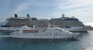 Größenvergleich - Star Pride und Celebrity Equinox