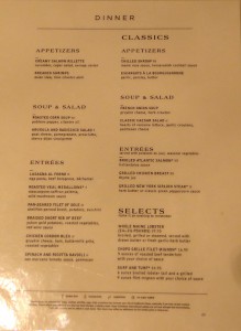 Abendessen Tag 5