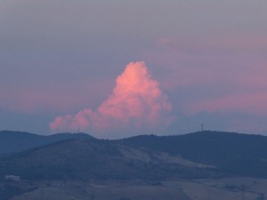 Vulkanwolke landseitig