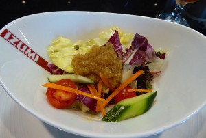 Green Mix with Ginger Dressing
