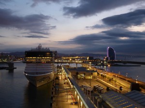 Norwegian Epic in Barcelona