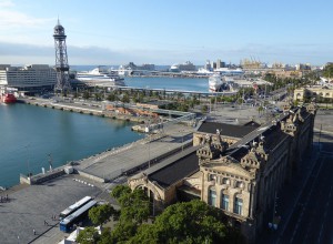 Blick zum Hafen